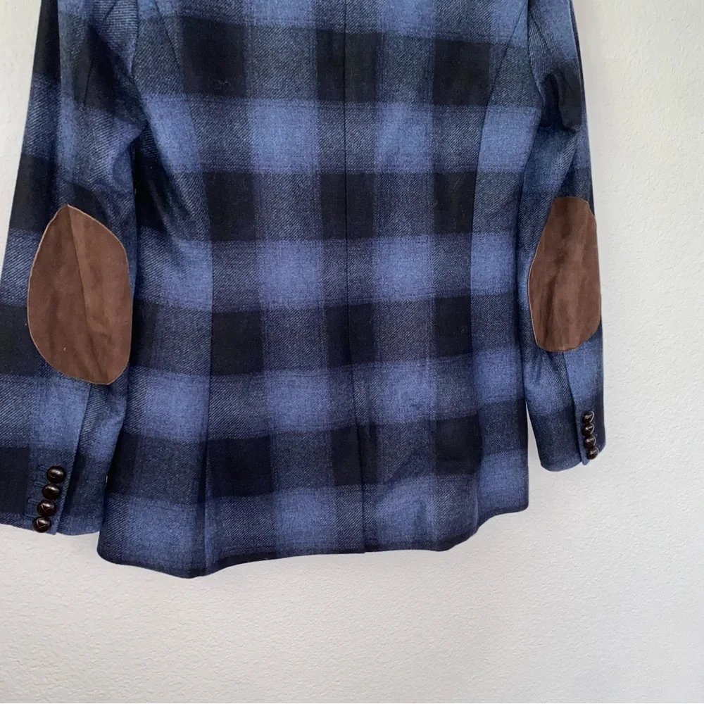 Veronica Beard #15A Hudson Plaid Dickey Blazer Jacket SZ 4 - Picture 7 of 14